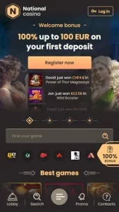  national casino mobile